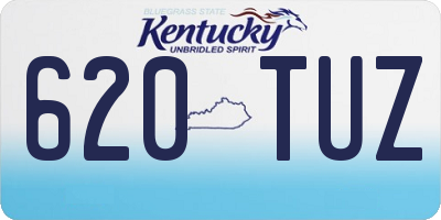 KY license plate 620TUZ