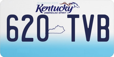 KY license plate 620TVB