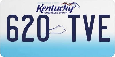 KY license plate 620TVE