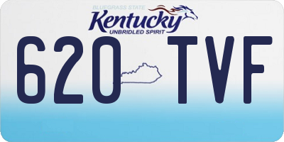 KY license plate 620TVF