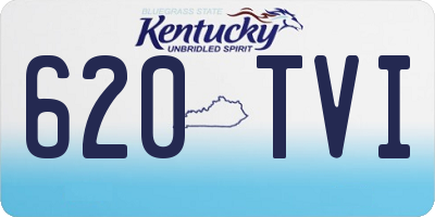 KY license plate 620TVI