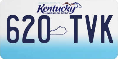 KY license plate 620TVK