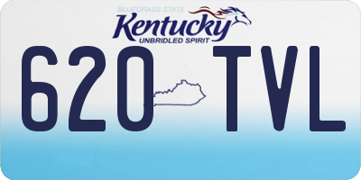 KY license plate 620TVL
