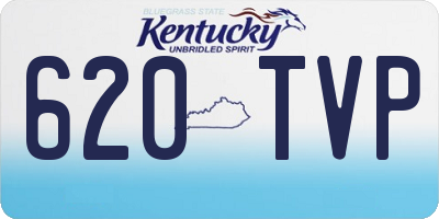 KY license plate 620TVP