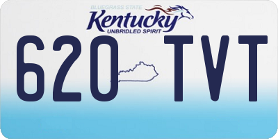 KY license plate 620TVT