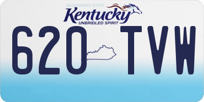 KY license plate 620TVW