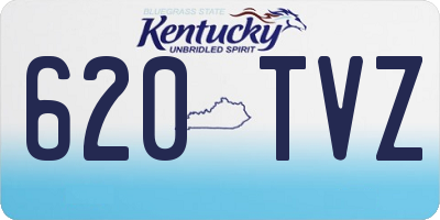 KY license plate 620TVZ
