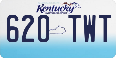 KY license plate 620TWT