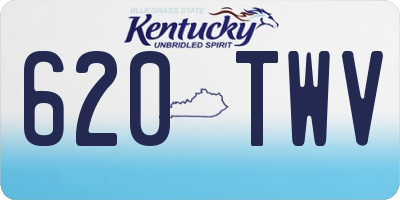 KY license plate 620TWV