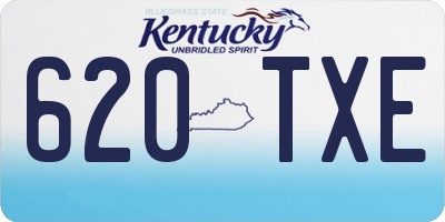 KY license plate 620TXE