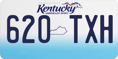 KY license plate 620TXH