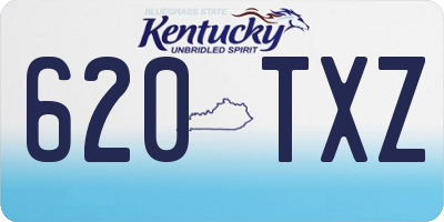 KY license plate 620TXZ