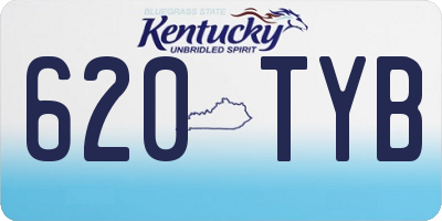 KY license plate 620TYB