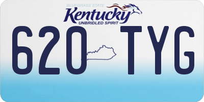 KY license plate 620TYG