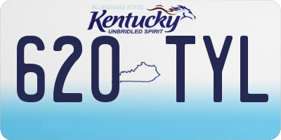 KY license plate 620TYL