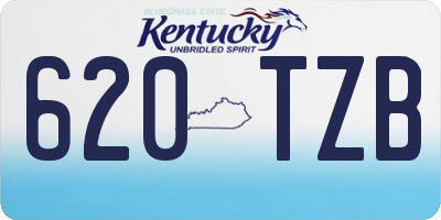 KY license plate 620TZB