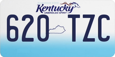 KY license plate 620TZC