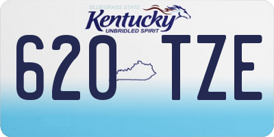 KY license plate 620TZE
