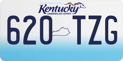 KY license plate 620TZG
