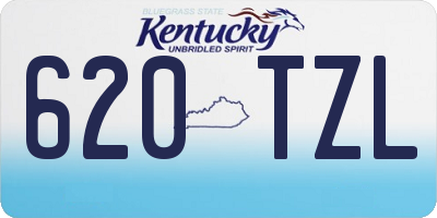KY license plate 620TZL