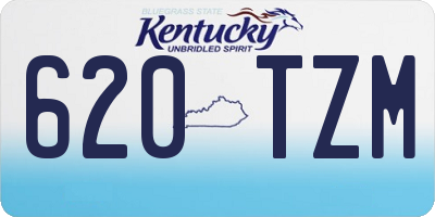 KY license plate 620TZM