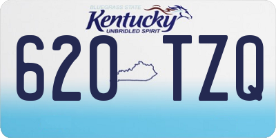KY license plate 620TZQ