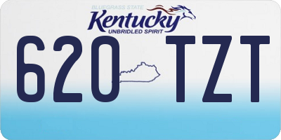 KY license plate 620TZT