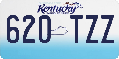 KY license plate 620TZZ