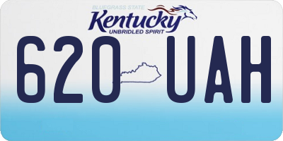 KY license plate 620UAH