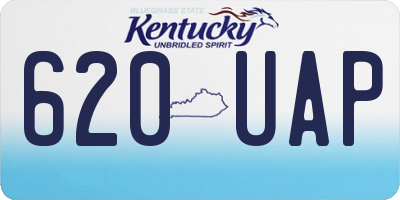 KY license plate 620UAP