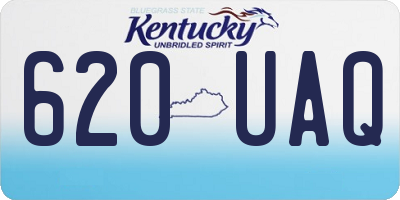 KY license plate 620UAQ