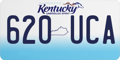 KY license plate 620UCA