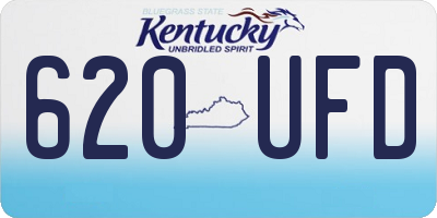KY license plate 620UFD