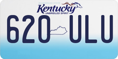 KY license plate 620ULU