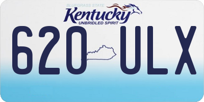KY license plate 620ULX