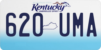 KY license plate 620UMA