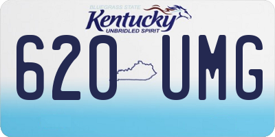 KY license plate 620UMG