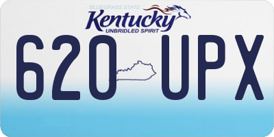 KY license plate 620UPX