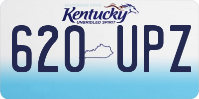 KY license plate 620UPZ
