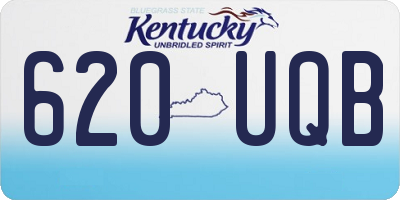 KY license plate 620UQB