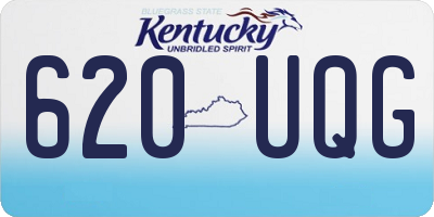 KY license plate 620UQG