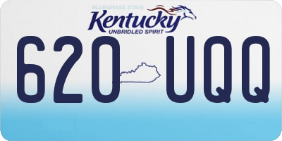 KY license plate 620UQQ