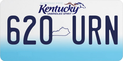 KY license plate 620URN