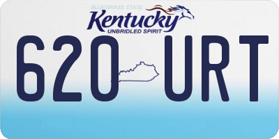 KY license plate 620URT