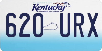 KY license plate 620URX
