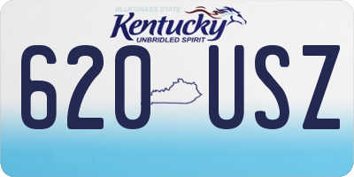 KY license plate 620USZ