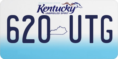 KY license plate 620UTG