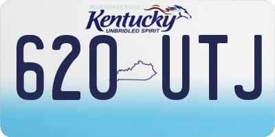 KY license plate 620UTJ