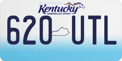 KY license plate 620UTL