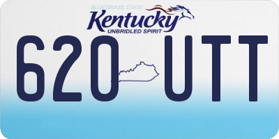 KY license plate 620UTT